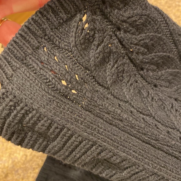 J Jill Black Long Sleeve Sweater With FLAWS Small - Picture 9 of 16